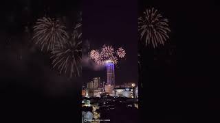 Penang Komtar The top firework countdown 2024 [upl. by Enymzaj820]