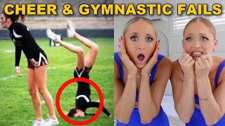 EMBARRASSING MOMENTS IN CHEER amp GYMNASTICS PART 2 [upl. by Aihsekin31]