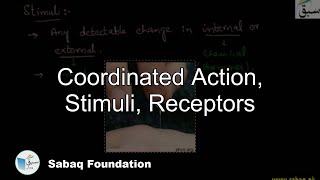 Coordinated Action Stimuli Response Biology Lecture  Sabaqpk [upl. by Keeler588]