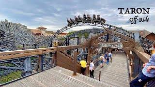 Taron OffRide Phantasialand  Worlds fastest multilaunch roller coaster [upl. by Opaline]