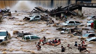 Devastating Dam Break Floods Turn Chinese Cities into Waterworlds Linjiang and Henan flooded [upl. by Scarito221]