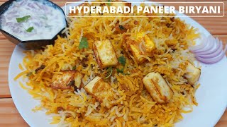 Hyderabadi Paneer Biryani  Restaurant Style Paneer Biryani  Lunch Recipe  Abithas Kitchen [upl. by Terrell975]