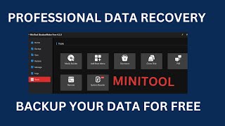 MiniTool Professional Data Recovery Software  Backup your DATA for FREE [upl. by Marnie153]