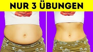 3 schnelle Übungen für einen flachen Bauch [upl. by Kaiser]