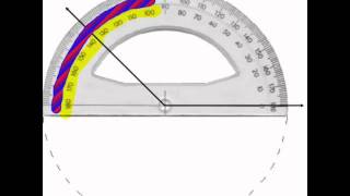 Measuring angles using protractors [upl. by Rednasela]