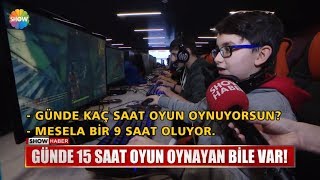 Günde 15 saat oyun oynayan bile var [upl. by Coussoule]