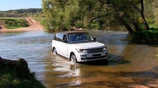 Range Rover Supercharged  полный OFFROAD Ныряем в реку via ATDrive [upl. by Cornish]