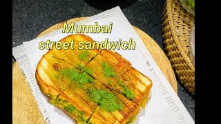 Mumbai street sandwich  masala sandwich  bread sandwich  Cook with nandu [upl. by Euqina483]