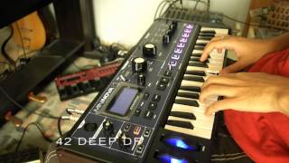 novation mininova  ALL keyboardlead sounds [upl. by Ok]