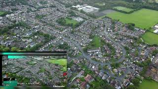 adswood to poynton 65km Cheap Chinese drone hubsan zino 2 plus [upl. by Michaeline]