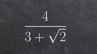 Rationalizing the denominator with a radical in the numerator and denominator [upl. by Arlina382]