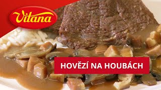 RECEPT Hovězí na houbách [upl. by Torray]