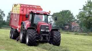 Case CVX 195 met Pottinger ladewagen van Meyners [upl. by Ddat541]