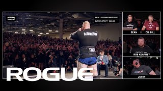 Hafthor Björnsson  Rogue Elephant Bar Deadlift  Attempt 2  2024 Arnold Strongman Classic [upl. by Ultun]