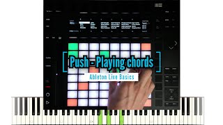 Chord shapes on Ableton Push [upl. by Nevaed]