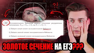 ЧИСЛА ФИБОНАЧЧИ НА ЕГЭ  ЗОЛОТОЕ СЕЧЕНИЕ [upl. by Adamski428]