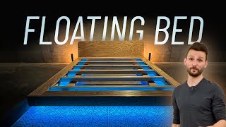 DIY Floating Platform Bed Frame at IKEA Price [upl. by Jos756]