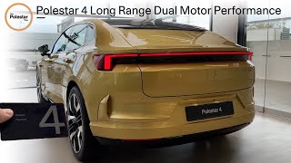 🆕 Polestar 4 25 Long Range Dual Motor Performance  Exterior amp Interior [upl. by Guy548]