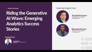 Riding the Generative AI Wave  Emerging Analytics Success Stories [upl. by Nosimaj]