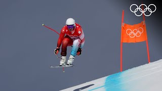 Alpine Skiing Beijing 2022  Mens downhill highlights [upl. by Anavahs74]