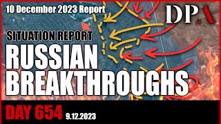 SURPRISE ADVANCE EAST OF AVDIIVKA  major frontline change Siversk amp Robotyne  Ukraine SITREP D654 [upl. by Lazare]