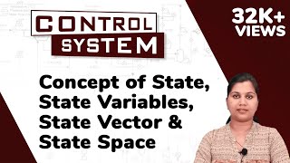 Concept of State State Variable State Vector and State Space  State Space Analysis [upl. by Garber]