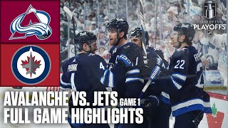 Winnipeg Jets win Game 1 over Colorado Avalanche 76 lead series 10 practice today [upl. by Duaner]