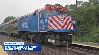 New Metra fare structure takes effect [upl. by Rodmun]