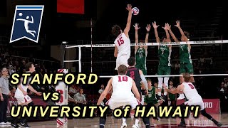 University Of Hawaii vs Stanford  NCAA Mens Volleyball Full Game [upl. by Thetes]