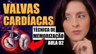 Anatomia das Valvas Cardíacas Técnica de Memorização Sistema Cardiovascular 24 [upl. by Anaerdna]