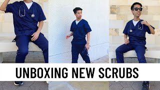 UNBOXING SCRUBS FROM UNIFORM ADVANTAGE  NGUYENER [upl. by Egoreg]