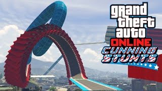 GTA V Online  Vagabundo é foda Já estão criando CORRIDAS ACROBÁTICAS [upl. by Ahseuqal]