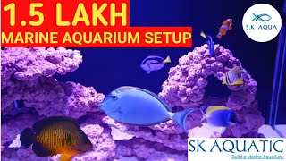 15 Lakh Marine Aquarium Setup  Tamil  SK Aqua  SK Aquatic [upl. by Edmond]