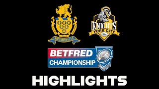 Whitehaven RLFC v York Knights Betfred Championship Round 22 Highlights 1924 [upl. by Zenas664]