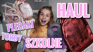 BACK TO SCHOOL HAUL PLECAKI I TORBY🎒 NIKT TAKICH NIE MA Aequeen [upl. by Snah]