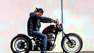 Ryca Motors RR1 Hardtail Bobber DIY Kit for Suzuki Savage S40 l [upl. by Karla580]