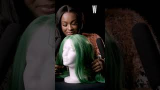 Coco Jones Gives A Mannequin a Haircut  W Magazine [upl. by Maitilde]