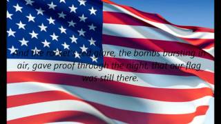 American National Anthem  quotThe Star Spangled Bannerquot EN [upl. by Namlaz659]