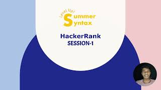 HackerRank Session1  Creating Account in HackerRank  Python questions in HackerRank [upl. by Alyakcim]