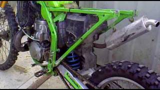 1990 KX250 Running After Being Sized [upl. by Anneliese]