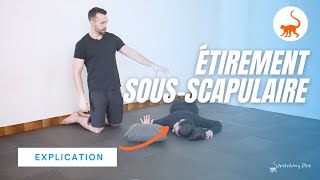 Étirement myofascial du sous scapulaire  explications [upl. by Atteyram]