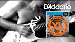 100 seconds with DAddario Pure Nickel XL 1356 Jazz Guitar Strings DRY TEST [upl. by Carroll]