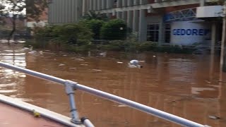 Tragédia Desastre em São Leopoldo Gedore em baixo de água [upl. by Pacificas]