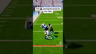 SWUNG HIS BODY TO THE SIDE😂 trending viral shorts funny ncaa25 collegefootball25 cfb25 [upl. by Guildroy]