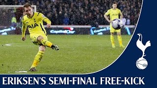 Christian Eriksens Stunning FreeKick  Sheffield United 22 Spurs [upl. by Aneek]