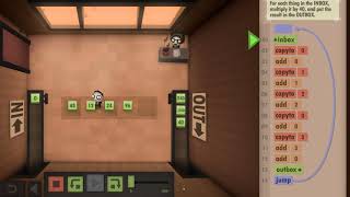 Human Resource Machine  12  Tetracontiplier 100 [upl. by Valeda]