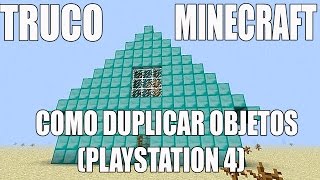 TRUCO Como duplicar objetos en Minecraft PS4 [upl. by Nale]