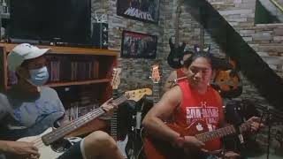 Band Crossed Fingers performing cover Song by Mike Hanopol Title Mr Kenkoy [upl. by Neural]