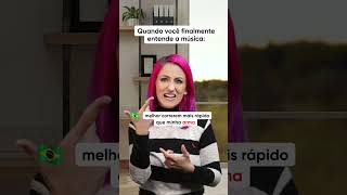 Quando você entende a Letra da sua Musica Favorita em Inglês 🤯😅 Teacher Elza [upl. by Gaeta]