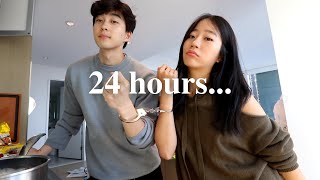 HANDCUFFED to my guy best friend for 24 HOURS [upl. by Ymot234]